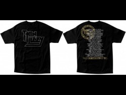 Thin Lizzy Silver Logo Tour Tee