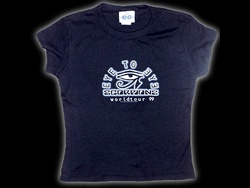 Girls Black Baby Tee